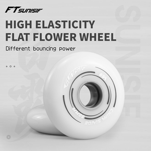 Ruedas de Patines en Línea Luminosas para Exteriores de Alta Elasticidad OEM, Ruedas de Repuesto de Alto Rebote para Patines de Adultos, 85A PU, para Slalom de Velocidad - Product Image 2