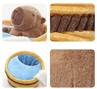 Peluche personnalisée Capybara avec bain à remous, jouet en peluche doux, poupée animal en peluche, spa de bain, vente en gros d'usine OEM ODM