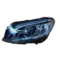 Pour Mercedes-Benz Classe C W205 2015-2021 : Phare LED, feux de jour, clignotants dynamiques 50W 12V – Rétrofit/Amélioration