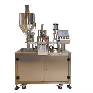 全自動ロータリーアイスクリームヨーグルトゼリーバター紙カップ充填シールキャップ1セットマシン - Product Image 2