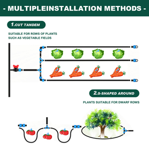 Ruban d'irrigation goutte à goutte en plastique de 16mm <span class=keywords><strong>goutteur</strong></span> plat automatique <span class=keywords><strong>2L</strong></span>/<span class=keywords><strong>H</strong></span> débit résistant aux UV maison et ferme irrigation économiseur d'eau - Product Image 3