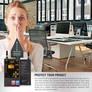 <span class=keywords><strong>Rilevatore</strong></span> <span class=keywords><strong>di</strong></span> microspie RF Protect 1206i, <span class=keywords><strong>Rilevatore</strong></span> <span class=keywords><strong>di</strong></span> <span class=keywords><strong>telecamere</strong></span> <span class=keywords><strong>nascoste</strong></span> e Localizzatore GPS - Scanner <span class=keywords><strong>professionale</strong></span> anti-spia <span class=keywords><strong>di</strong></span> segnali RF 50MHz-12GHz - Product Image 5