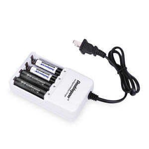 Cargador de batería <span class=keywords><strong>AA</strong></span> AAA de 1,2 V con 4 ranuras, indicador LED inteligente para baterías NIMH, suministro de fábrica - Product Image 3