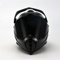 Casque de moto électrique tout-terrain unisexe intégral en ABS à motif fibre de carbone, exclusivité transfrontalière Chine