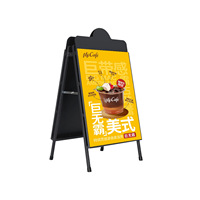 Présentoir pliable de menu de restaurant d'affichage numérique d'affiche de bon prix de publicité