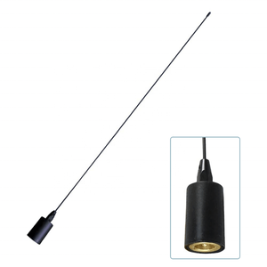 Antenne radio mobile pour voiture en acier inoxydable VHF 136-174 MHz, antenne de communication flexible longue portée - Product Image 4