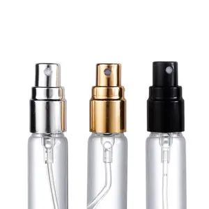 3mL 3ml 5 ml 5 ml 10 ml 10 ml boş mini küçük örnek parfüm şişeleri Atomizer tester şeffaf cam sprey şişeleri