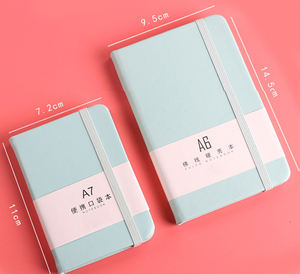 Libreta/Organizador de Tapa Dura de Cuero Ligero A6/A7 de Fábrica, 100 Hojas, Encuadernado Cosido, Libreta de Bolsillo para Mayor Eficiencia - Product Image 5