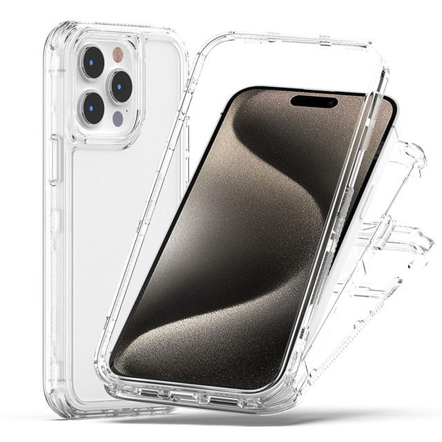 High Quality Acrylic PC TPU Cover clear 360 Phone Case for Xiaomi Redmi 13C 13 4G 10 NOTE 13 PRO PLUS 5G 12C 11S A3