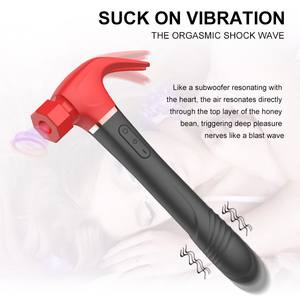 Adult Sexspielzeug für Frauen Sucker Vibration 4 in 1 Love Hammer <span class=keywords><strong>Vibrator</strong></span> G-Punkt Klitoris Stimulation Dildo Hammer Form <span class=keywords><strong>Vibrator</strong></span> - Product Image 2