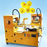 Nouvelle machine de sérigraphie rotative semi-automatique Meichao à 8 postes pour ballons, 2 couleurs, déchargement automatique, système à air chaud, 300x400mm