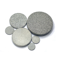 Disque en métal fritté en acier inoxydable 316L de qualité laboratoire |   Prototypage d'unités individuelles disponible |   Membrane microporeuse métallique réutilisable