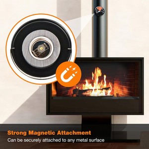 <span class=keywords><strong>Thermomètre</strong></span> <span class=keywords><strong>magnétique</strong></span> en métal <span class=keywords><strong>pour</strong></span> <span class=keywords><strong>poêle</strong></span>, <span class=keywords><strong>thermomètre</strong></span> de surface <span class=keywords><strong>pour</strong></span> <span class=keywords><strong>poêle</strong></span> <span class=keywords><strong>à</strong></span> <span class=keywords><strong>bois</strong></span>, gaz, granulés, avec grand affichage - Product Image 3