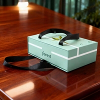Umweltfreundliche Geschenkbox mit Anpassbarem Logo, Recyceltem Karton, Schublade und Bandgriff
