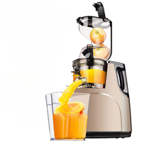 Op voorraad Grote Opening Koudgeperste Commerciële Sinaasappel Fruitpers Elektrische Huishoudelijke Groente Sap Multifunctionele Slow Juicer
