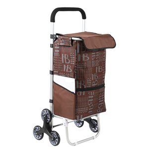 Carrello della spesa pieghevole personalizzato con logo, borsa trolley portatile - Product Image 5