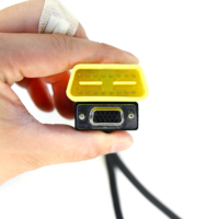 Cable de prueba principal Launch HTT EV17 de 3 filas DB15 a OBD2 de 16 pines, adaptador de diagnóstico J1962 OBDII para estación de inspección