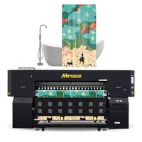Máquina Impresora Mimage de 1800 mm y 8 Cabezales de Alta Velocidad I3200 para Sublimación en Telas, Cortinas, Mantas, Textiles y Sábanas