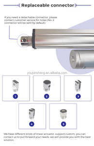 Tuyến tính thiết bị truyền động 12V 24V 800N điện DC động cơ 2000n vị trí cảm biến thông tin phản hồi Telescopic thiết bị truyền động - Product Image 3