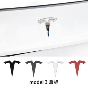 Autocollant de <span class=keywords><strong>logo</strong></span> de coffre avant pour <span class=keywords><strong>Tesla</strong></span> Model Y 3, badge, décalcomanies, emblème, accessoires de voiture en ABS, 120 mm - Product Image 2