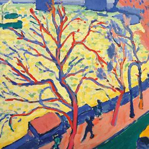 งานพิมพ์ภาพนามธรรมสะพานชาร์ริ่งครอสของแอนเดร เดเรน ระดับคอลเลกชันพิพิธภัณฑ์ ผลิตจากเรซินกันรังสียูวี เป็นมิตรต่อสิ่งแวดล้อม - Product Image 3