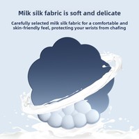 Gradient Cloud Tastatur-Handauflage aus Memory-Schaum, Silikon-Handgelenkstütze, Mauspad mit Armlehne für Büroarbeit