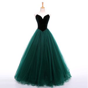 Elegante Abito da Sera Lungo con Scollo a V in Tulle, Vestito Formale da Donna per Feste e Cerimonie - Product Image 5