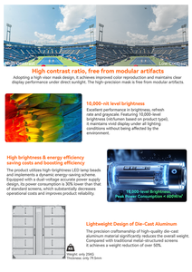 Pantalla LED 3D para Exteriores, Visible a Simple Vista, P4 P5 P8 P10, Pantalla LED 3D para Publicidad, Montada en Esquina de Edificio a 90 Grados - Product Image 6