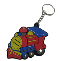Porte-clés en caoutchouc souple avec logo personnalisé 2D 3D PVC Cadeau promotionnel d'entreprise Porte-clés personnalisés