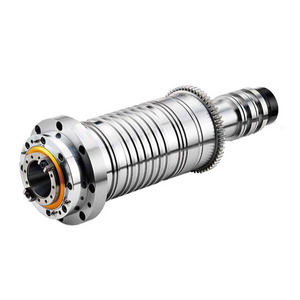 Husillo de torno A2-6 de 200 mm y 4000 rpm con transmisión por correa, con rodamientos BT30/BT40 y orificio pasante para motor, para máquinas de torneado - Product Image 2