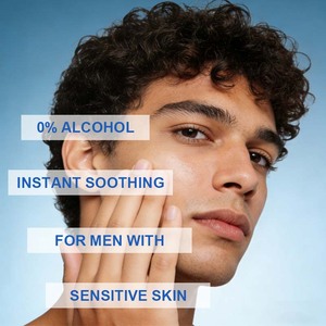 Baume après-<span class=keywords><strong>rasage</strong></span> rafraîchissant OEM pour peaux sensibles, soin apaisant doux pour hommes - Product Image 2