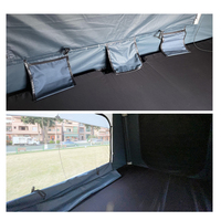 Tente de toit rigide pour 4 personnes |   Plateforme escamotable en aluminium avec échelle |   pour SUV 4x4 Overland |   1 pièce échantillon OEM