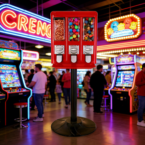 Distributeur automatique de capsules de bonbons et de poupées à collectionner ZENJET, fonctionnement à pièces, capacité de 600 pièces, facile à utiliser - Product Image 2