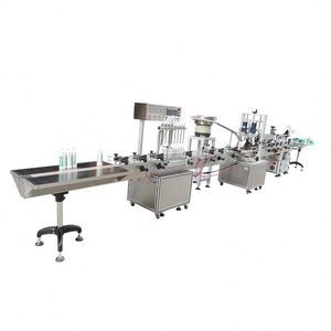 8 Head Drink <b>Wine</b> Bottle Filling Machine Capping Screw Aluminum Foil Sealing Round Bbottle Labeling Production Line - Product Image 2