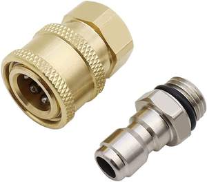 Juego de adaptadores de arandela de presión, conector rápido, conjunto Universal de conexión rápida 1/4 - Product Image 1