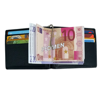 Portefeuille organisateur à fermeture éclair en cuir Saffiano A7 de qualité supérieure avec pochettes Flyleaf, disponible en 13 couleurs