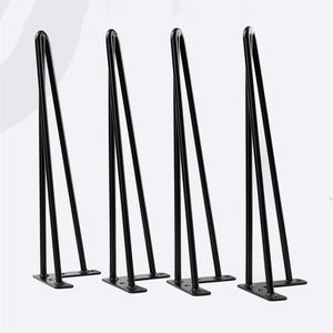 กิ๊บโลหะสีดำขาโต๊ะเฟอร์นิเจอร์ฐานโต๊ะในร้านอาหาร - Product Image 3