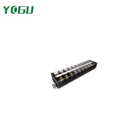 TD-15010 haut ampère 150A 10 sections connecteur de bornier à vis fixe à double rangée