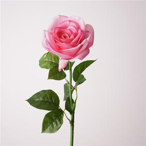 Fleurs artificielles de haute qualité, toucher hydratant, roses à tige unique, décorations de table intérieures, bouquets de mariage - Product Image 6