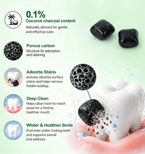 <span class=keywords><strong>Chewing</strong></span>-<span class=keywords><strong>gum</strong></span> au charbon de coco OEM, étiquette privée personnalisée - Product Image 3