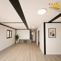 Maison conteneur modulaire préfabriquée à assemblage rapide, respirante et durable, pour le logement du personnel de bureau et les chambres à coucher