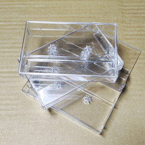 Caja de Almacenamiento Transparente para Cintas de Casete, Protección y Exhibición de Cintas de Audio, Estuche de Plástico Duro a Prueba de Polvo, Compatible con C60 y C90 - Product Image 1