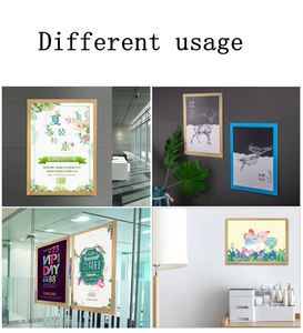 Marco magnético de bajo precio Moldura Magnética Suporte Magnético para tablero de menú de restaurante ecológico - Product Image 3