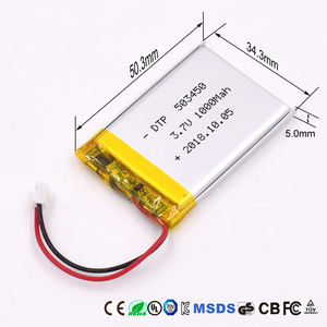 <span class=keywords><strong>Batterie</strong></span> <span class=keywords><strong>Lipo</strong></span> Graphène 1000MAH DTP503450 3.7v Porte-<span class=keywords><strong>Batterie</strong></span> - Product Image 4