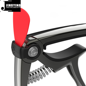 2024 Jingying Music Guitar Capo, Vente en gros 4 en 1 Capos de guitare acoustique multifonctionnels avec coupe-corde/extracteur de goupille/support de choix - Product Image 5