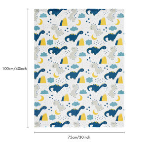 Couvertures de bébé en peluche douce et soyeuse pour filles avec motif animal imprimé et points surélevés apaisants, jetés de <span class=keywords><strong>lit</strong></span> double couche - Product Image 2
