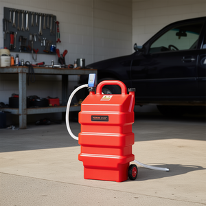 Bomba de transferencia de combustible portátil Vevor de 16 galones, 12V DC, con apagado automático, para diésel y gasolina, con manguera y boquilla para uso en vehículos. - Product Image 2