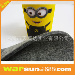 Tapis de phonographe en feutre noir et gris, isolation acoustique en feutre de laine, design minimaliste pour disques vinyles - Product Image 3