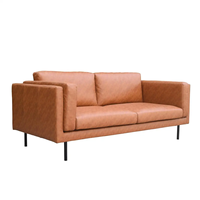 Vente chaude Ensemble de canapés de salon simples et confortables Canapé-lit et causeuse de Turquie