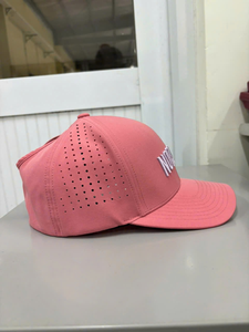 Casquette de baseball personnalisée à 6 panneaux avec logo brodé, imperméable, découpe laser, trous perforés, casquette ajustée, nouvelle casquette de golf pour femme avec trou arrière - Product Image 3
